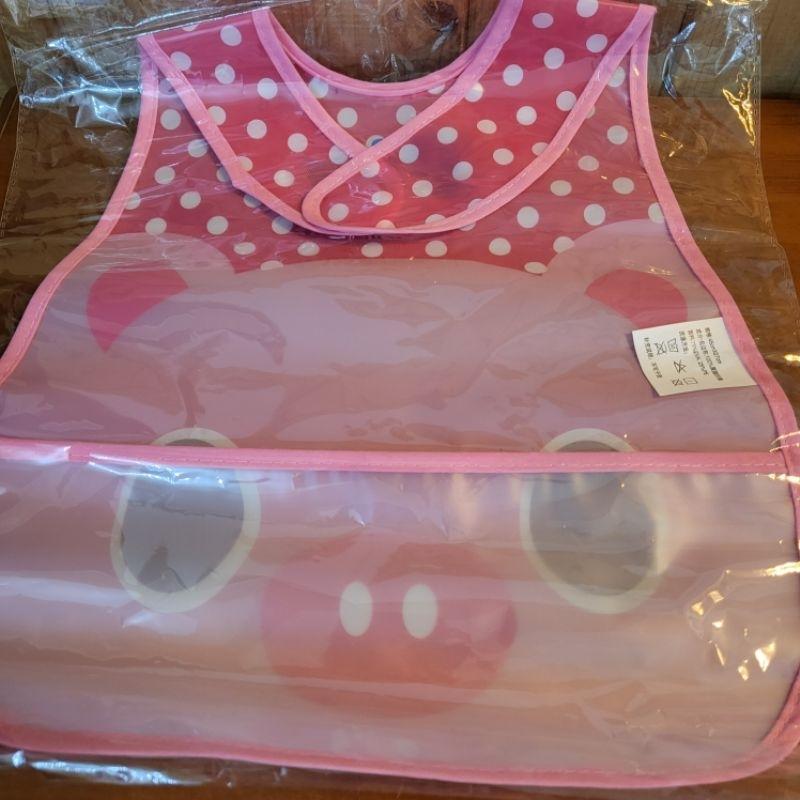 【樂樂的銅板雜貨店】粉紅小豬防水圍兜 寶寶 兒童 圍兜 吃飯圍兜兜-細節圖3