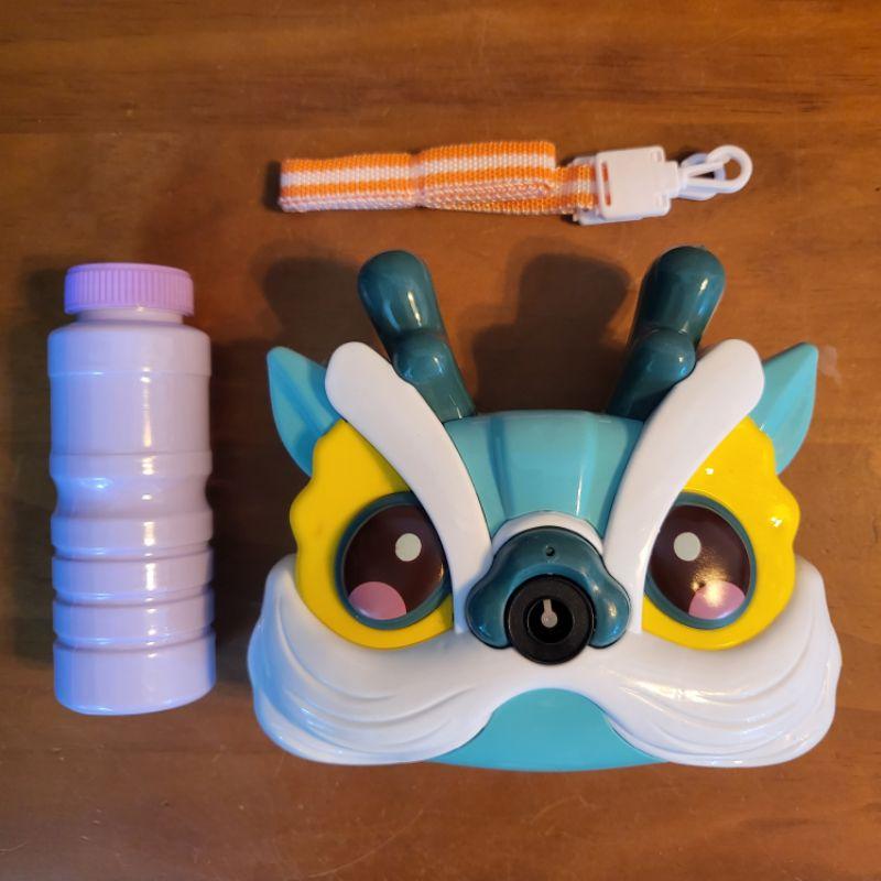 【樂樂的銅板雜貨店】電動泡泡機 網紅國潮 麒麟電動泡泡機 聲光音樂泡泡機 夏季泡泡相機 兒童玩具-細節圖2