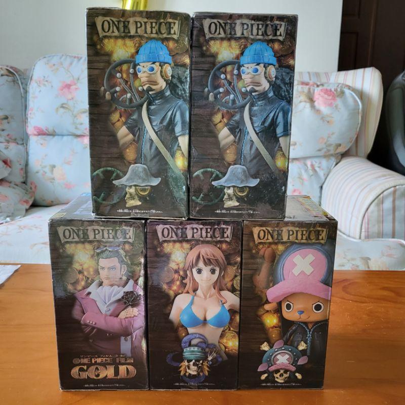 【硬硬的公仔專賣－只賣正版公仔】海賊王DXF FILM GOLD Vol.1 騙人布 娜美 喬巴 泰佐羅 卡莉娜-細節圖4