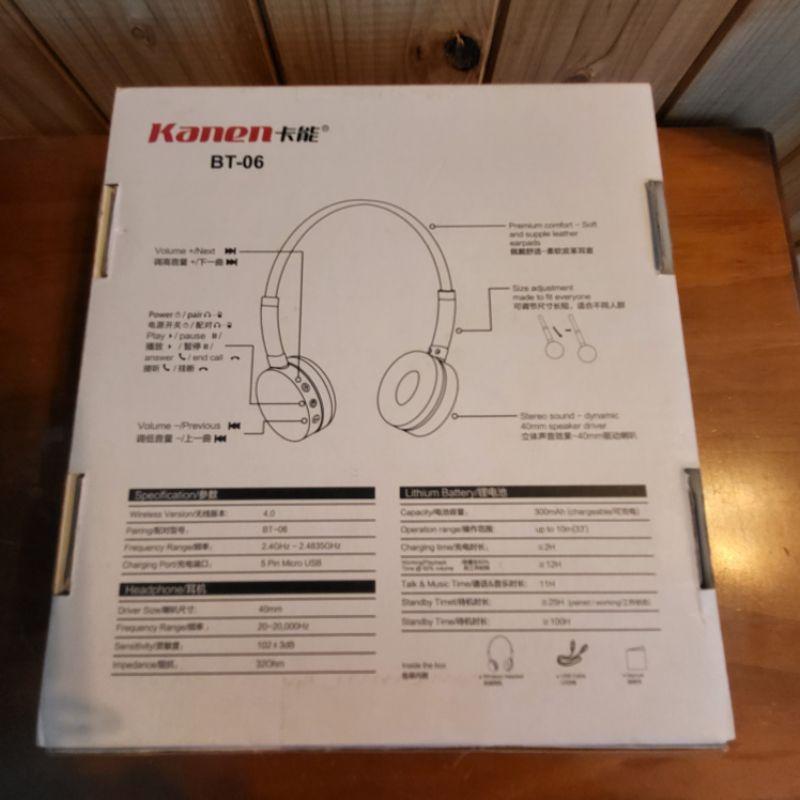 【樂樂的銅板雜貨店】Kanen 卡能 BT-06 無線立體聲耳機 桃粉色 女款輕量耳機-細節圖3