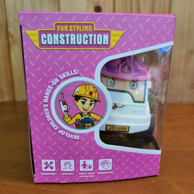 【樂樂的銅板雜貨店】兒童拼裝工程車 可拆裝擰螺絲 組裝益智玩具 男女孩 寶寶套裝 早教玩具-細節圖5