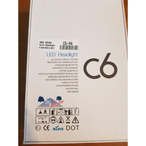 【樂樂的銅板雜貨店】汽車大燈 LED燈 H4專用 超亮 1組2顆-細節圖2