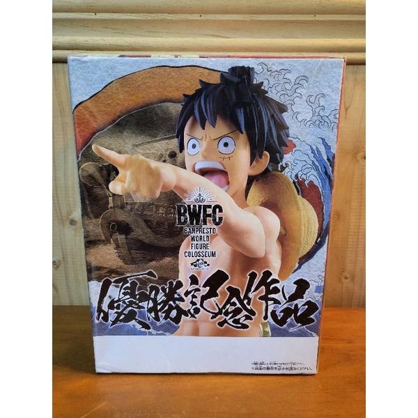 【硬硬的公仔專賣－只賣正版公仔】白證 金證 BWFC 航海王 優勝紀念作品 魯夫-細節圖5