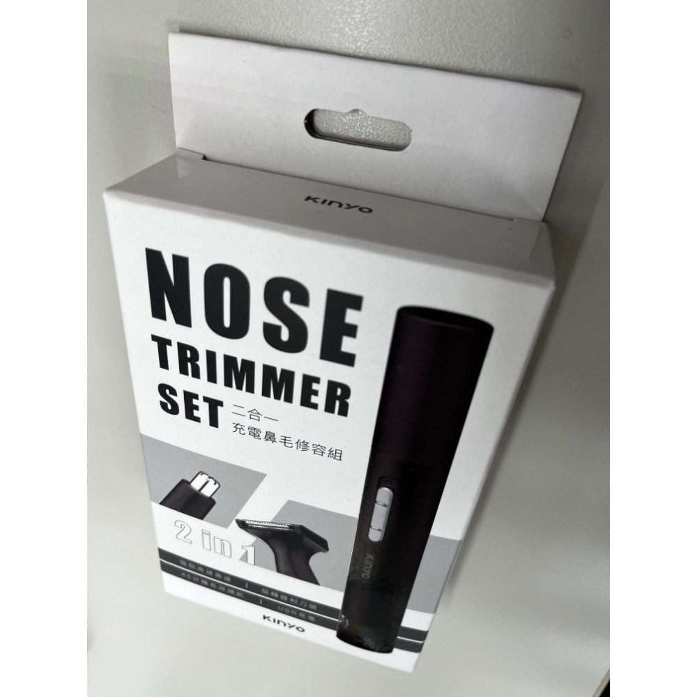 《全新》KINYO 二合一充電鼻毛修容組(CL-618)-細節圖3