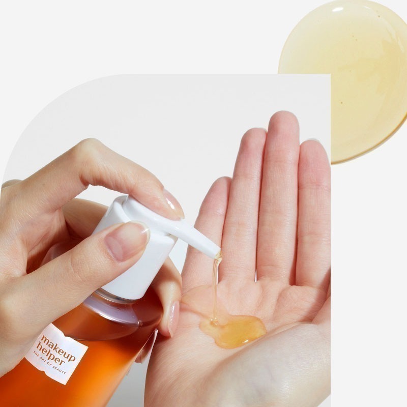 【神奇泡泡卸妝油】韓國 Makeup Helper  卸妝+洗臉  泡泡卸妝油 清潔  彩妝卸妝 200ml 瓶-細節圖6