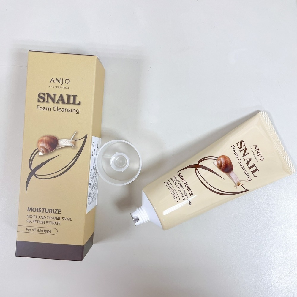 【即期出清】ANJO 蝸牛修復潤活洗面乳  單瓶 100ml (買一送一)-細節圖3