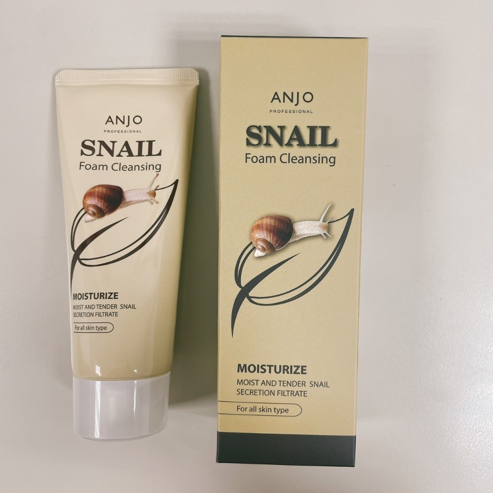 【即期出清】ANJO 蝸牛修復潤活洗面乳  單瓶 100ml (買一送一)-細節圖4