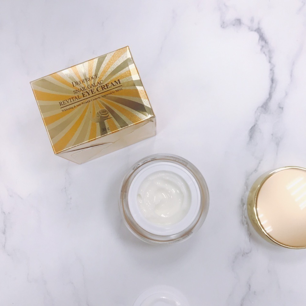 韓國 DEOPROCE 蝸牛酵母煥顏套組 化妝水 130ml 乳液130ml 面霜50g 眼霜 30g  禮盒組-細節圖9