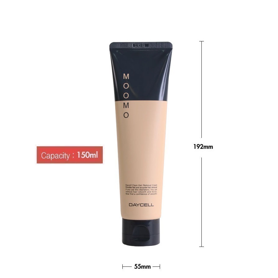 DAYCELL Moomo 溫和美體除毛膏 舒緩肌膚  sensitive  150ml 附刮棒 單瓶-細節圖4