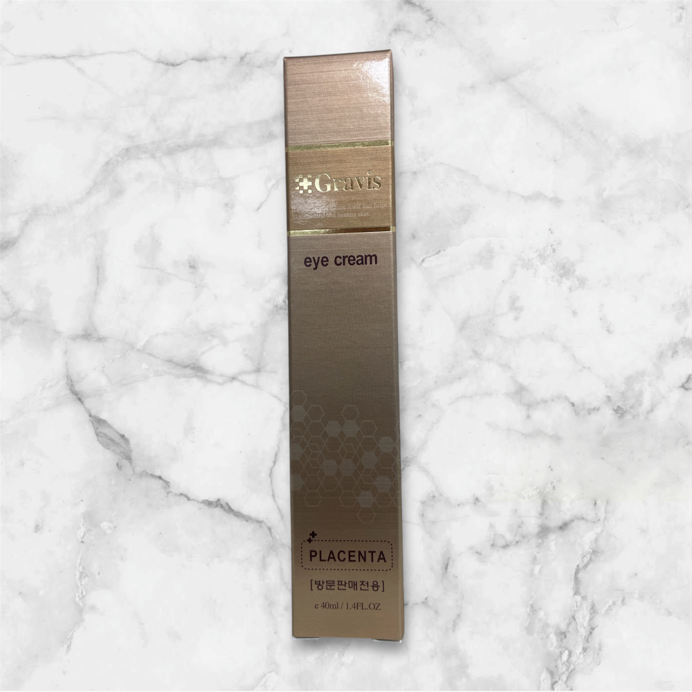 韓國 Gravis eye cream 蜂王漿 胎盤素抗 皺眼霜 40ml 新包裝-細節圖3