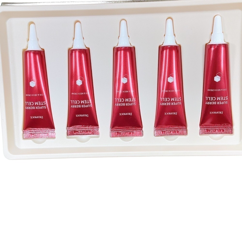 韓國 Deoproce 漿果撫紋緊緻 眼頸霜10g*5支/盒 保濕眼霜  頸霜-細節圖4