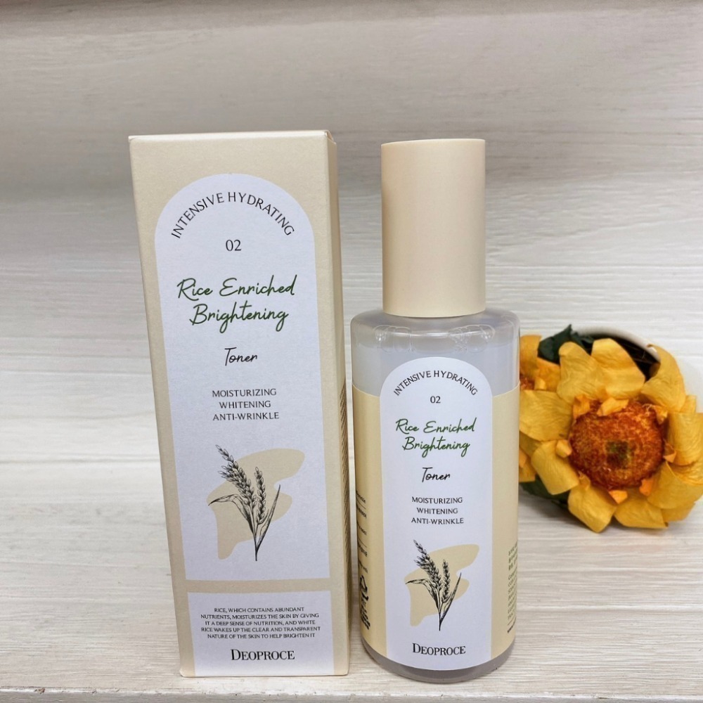 【出清】韓國 Deoproce 大米 亮白保濕保養系列 洗卸凝膠 化妝水 乳液 保養霜【夏天聖品 】特惠中-規格圖4