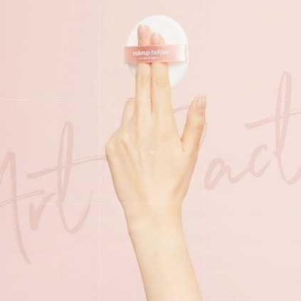 Makeup Helper 氣墊粉撲 粉凝霜粉璞 6.5cm 粉餅粉撲 化妝粉撲 7cm-細節圖7