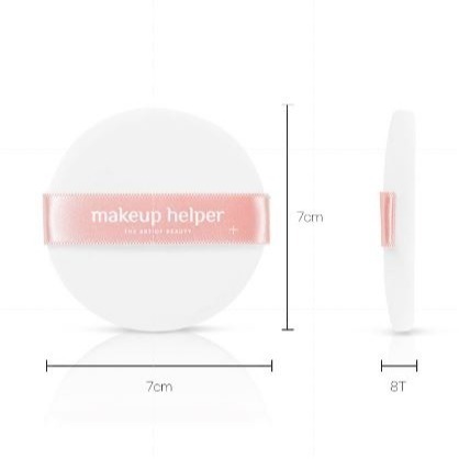 Makeup Helper 氣墊粉撲 粉凝霜粉璞 6.5cm 粉餅粉撲 化妝粉撲 7cm-細節圖6