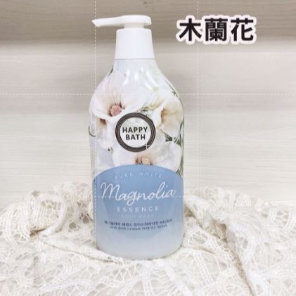 韓國 銷售 no.1 HAPPY BATH 香氛系列沐浴乳 900G 棉花香 COTTON-細節圖3