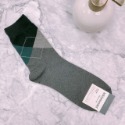 韓國 KIKIYA SOCKS 格紋西裝襪 紳士襪 長筒襪 韓國襪子 菱形方塊襪 經典款 珍妮代購-規格圖6