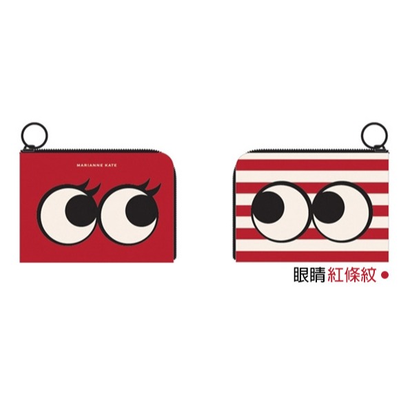 韓國知名插畫Marianne Kate塗鴉系列 經典鑰匙零錢包 卡包  7款-規格圖5