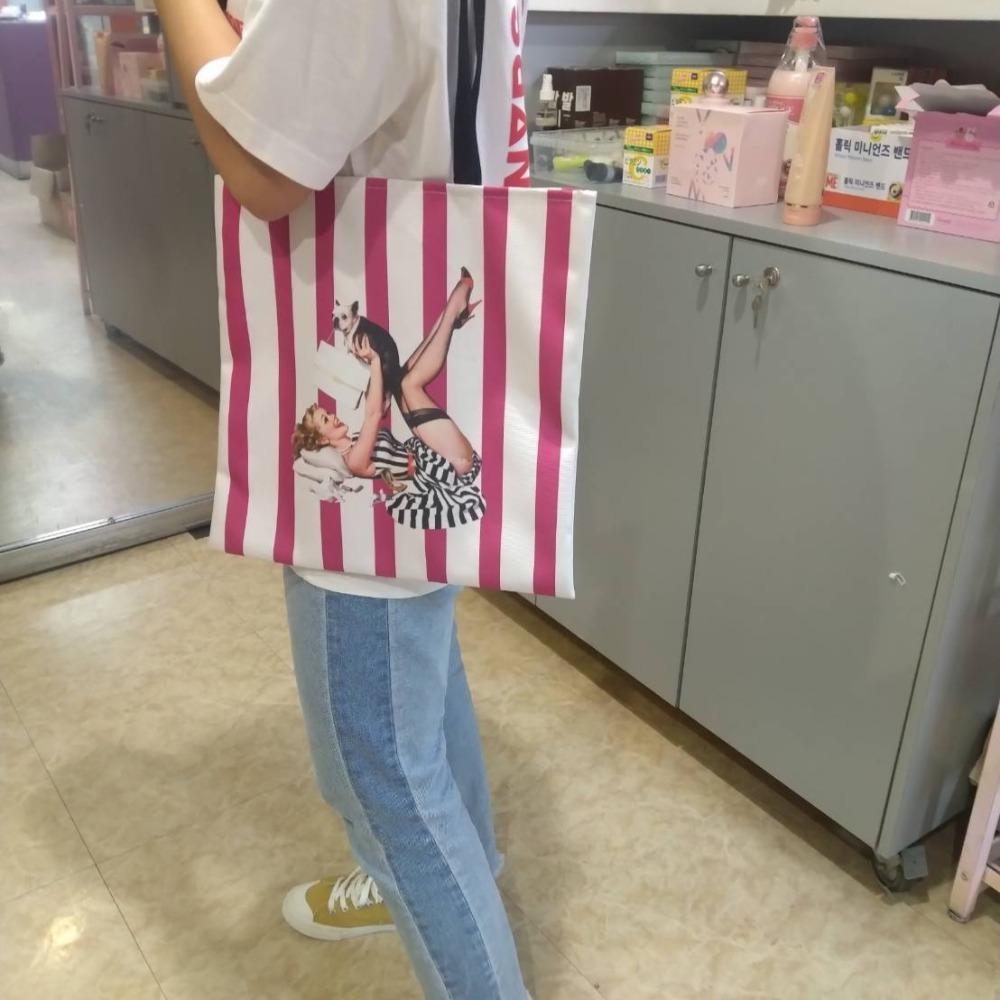 韓國 Marianne Kate  搖擺幸運狗系列 購物袋 側背袋 收納包 出清特惠-細節圖5