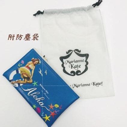 韓國Marianne Kate 美式復古風 海灘風情 防水收納小包 萬用包-細節圖6