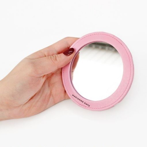 MARIANNE KATE 隨身鏡 化妝鏡 鏡子 圓鏡 補妝鏡-細節圖3