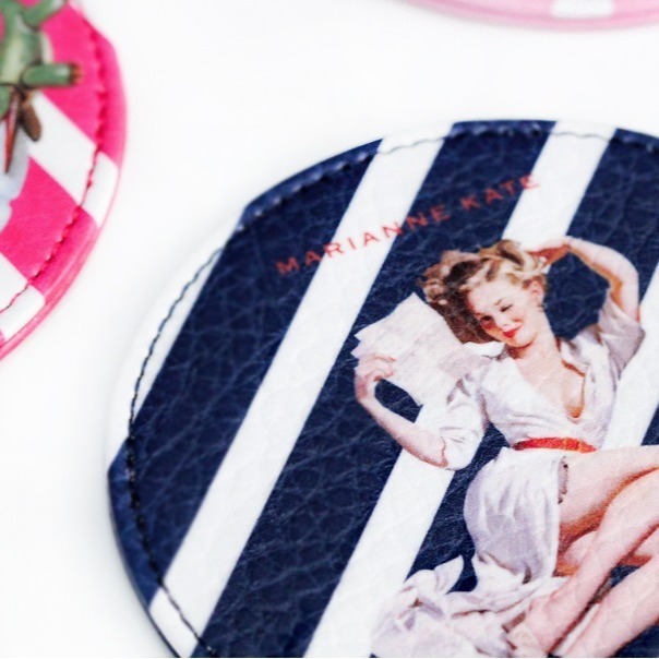 MARIANNE KATE 隨身鏡 化妝鏡 鏡子 圓鏡 補妝鏡-細節圖6