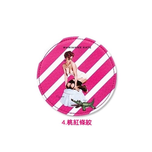 MARIANNE KATE 隨身鏡 化妝鏡 鏡子 圓鏡 補妝鏡-規格圖6