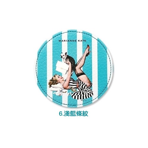 MARIANNE KATE 隨身鏡 化妝鏡 鏡子 圓鏡 補妝鏡-規格圖6