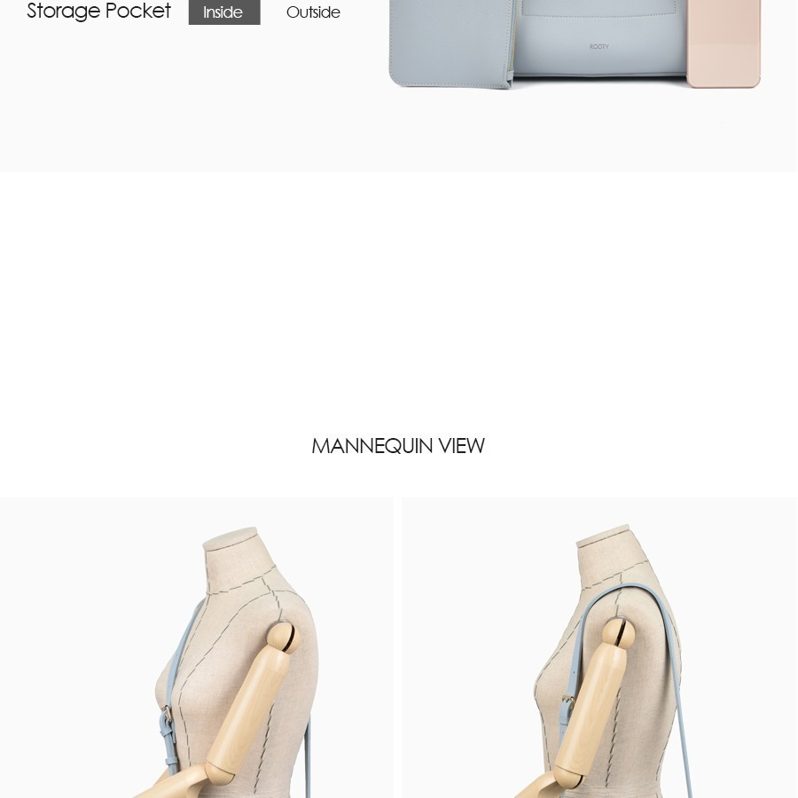 ROOTY R401 簡約氣質方包  肩背包 手提包 子母包 斜背包 出清中-細節圖9