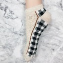 韓國 KIKIYA SOCKS 男襪 短襪 格子襪 日系風格 棉質襪   休閒襪-規格圖5