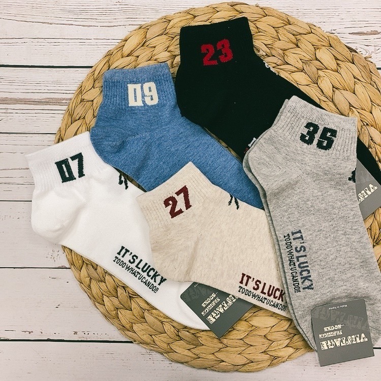 韓國襪 男襪 短襪  籃球 休閒襪 棉質襪  數字襪 投藍 運球-細節圖6