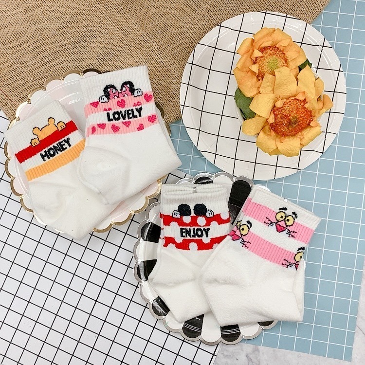 韓國襪子 卡通襪 可愛襪 動漫襪 女襪 學生襪 維尼-細節圖5