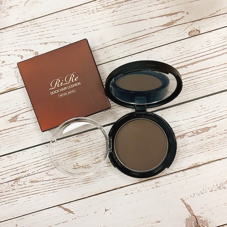 韓國 RIRE 快速氣墊遮髮餅 14g 2色 黑色 咖啡色 蓋白髮-規格圖3
