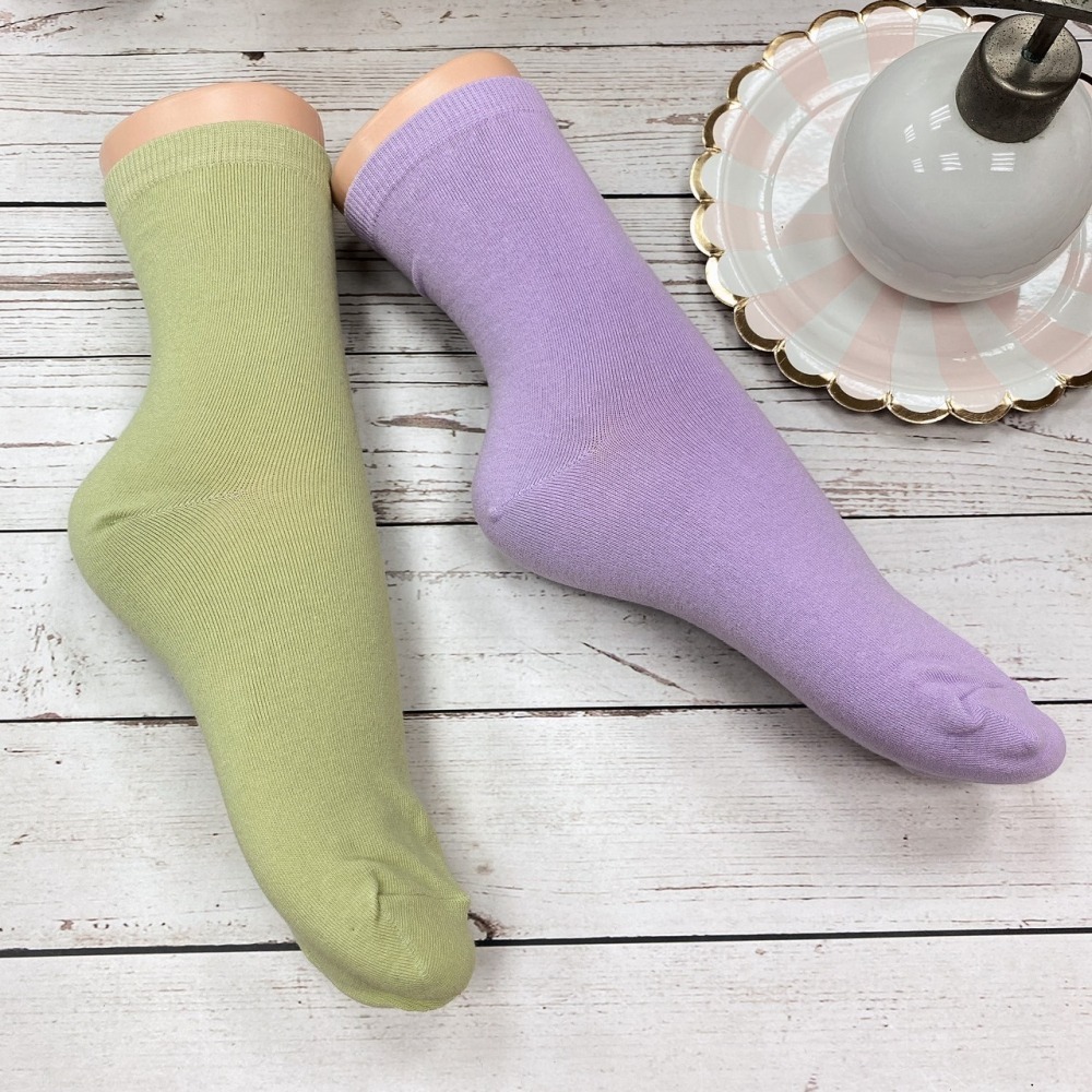 韓國襪 KIKIYA SOCKS 女襪 素色長筒襪 質感佳 百搭襪子 堆堆襪 長襪 長筒襪 素色襪-細節圖3