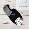 韓國襪子 BEAR 小熊 女襪 熊熊 隱型襪 船型襪 短襪 矽膠防滑隱形襪-規格圖5
