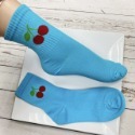 韓襪 手繪水果襪子 夏日水果 玩翻食物襪 長筒襪 夏日清涼水果-規格圖5