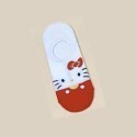韓國襪子 三麗鷗家族 矽膠防滑隱形襪 HELLO KITTY 美樂蒂 蛋黃哥 船型襪-規格圖6