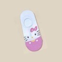韓國襪子 三麗鷗家族 矽膠防滑隱形襪 HELLO KITTY 美樂蒂 蛋黃哥 船型襪-規格圖6