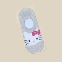 韓國襪子 三麗鷗家族 矽膠防滑隱形襪 HELLO KITTY 美樂蒂 蛋黃哥 船型襪-規格圖6