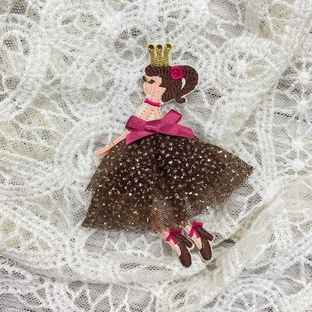 韓國髮飾  舞會公主 髮飾 胸飾 髮夾 芭蕾舞女孩 兒童髮飾 少女髮飾-規格圖8