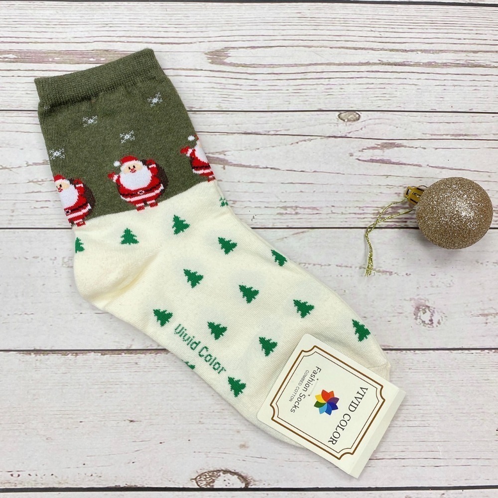 【聖誕襪出清】韓國襪子 聖誕節 聖誕襪 薑餅人 聖誕老公公 麋鹿 雪人 雪橇 聖誕襪子-規格圖6