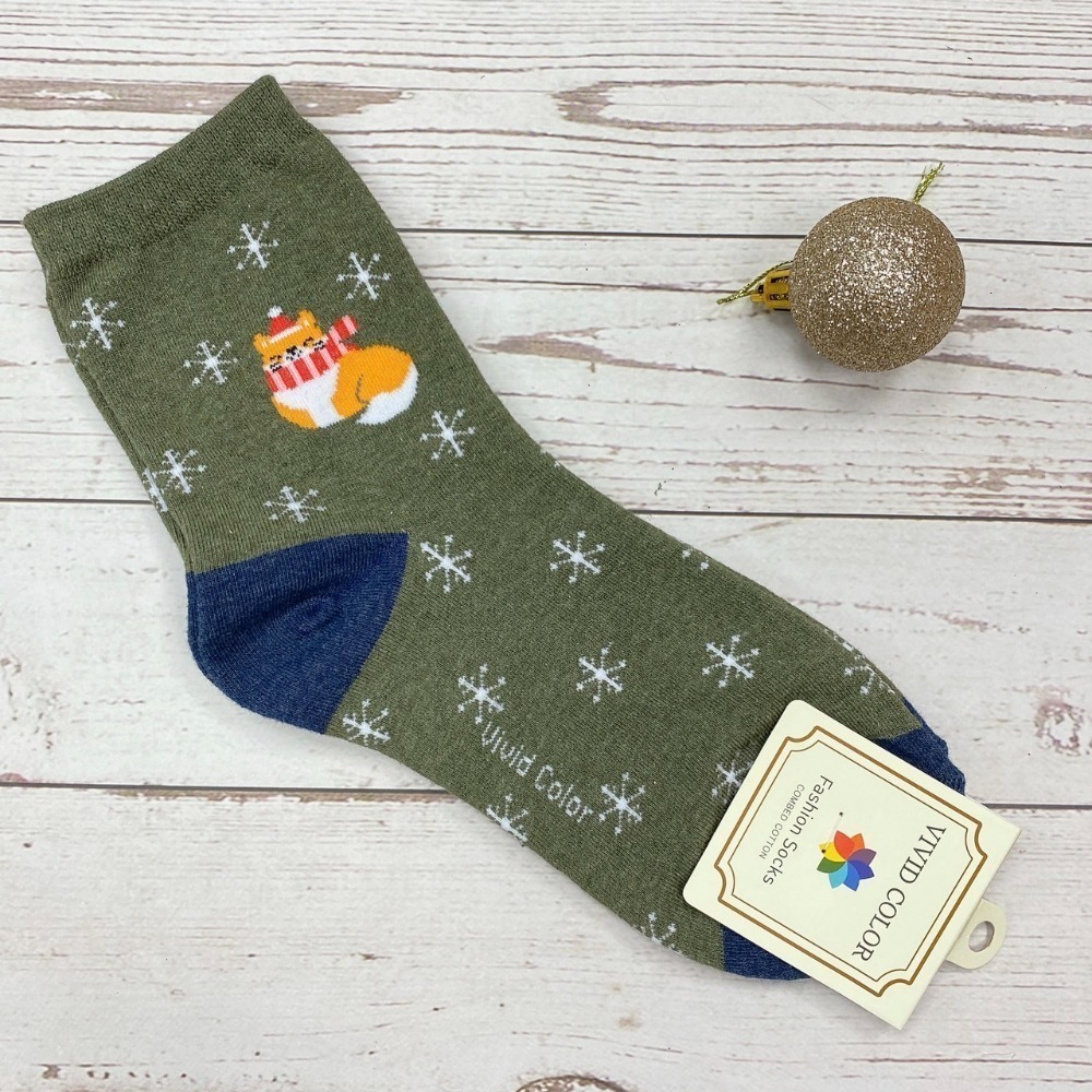 【聖誕襪出清】韓國襪子 聖誕節 聖誕襪 薑餅人 聖誕老公公 麋鹿 雪人 雪橇 聖誕襪子-規格圖6