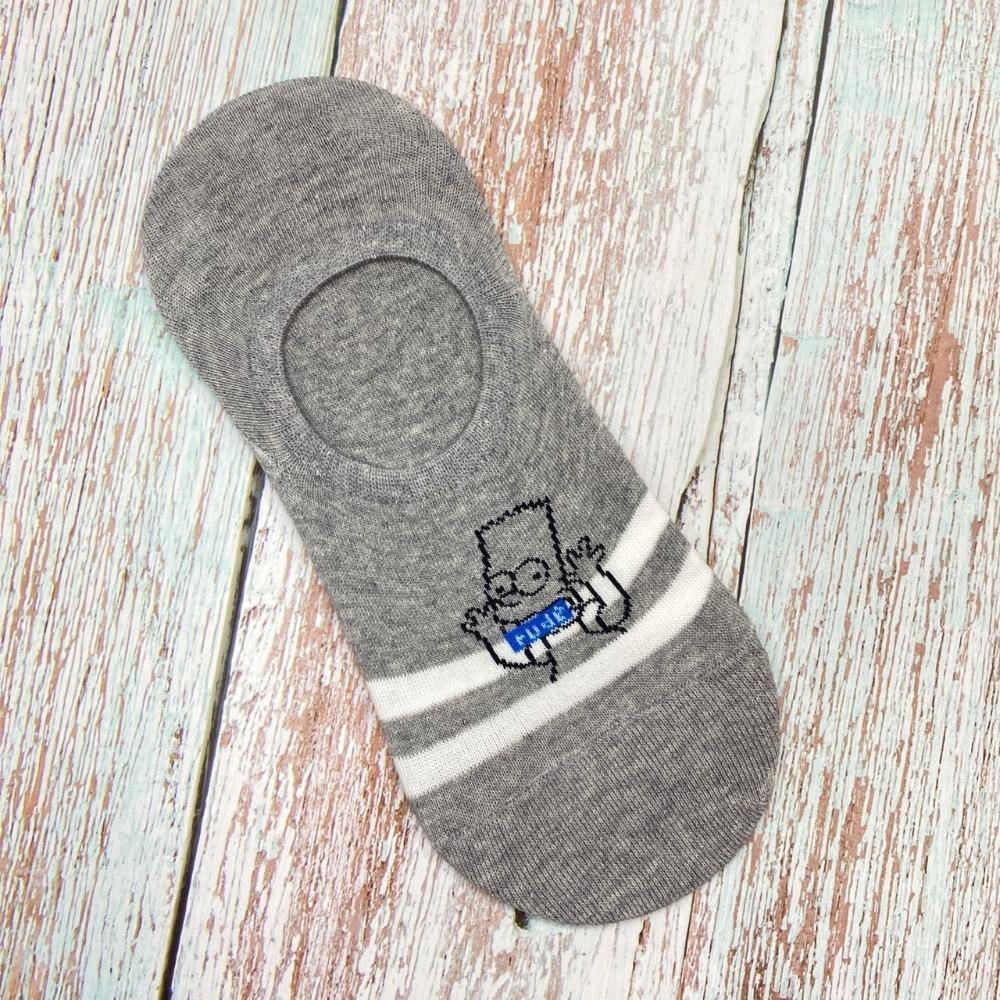 男襪 韓國襪子 辛普森家族 矽膠防滑隱形襪 船型襪 短襪-規格圖5