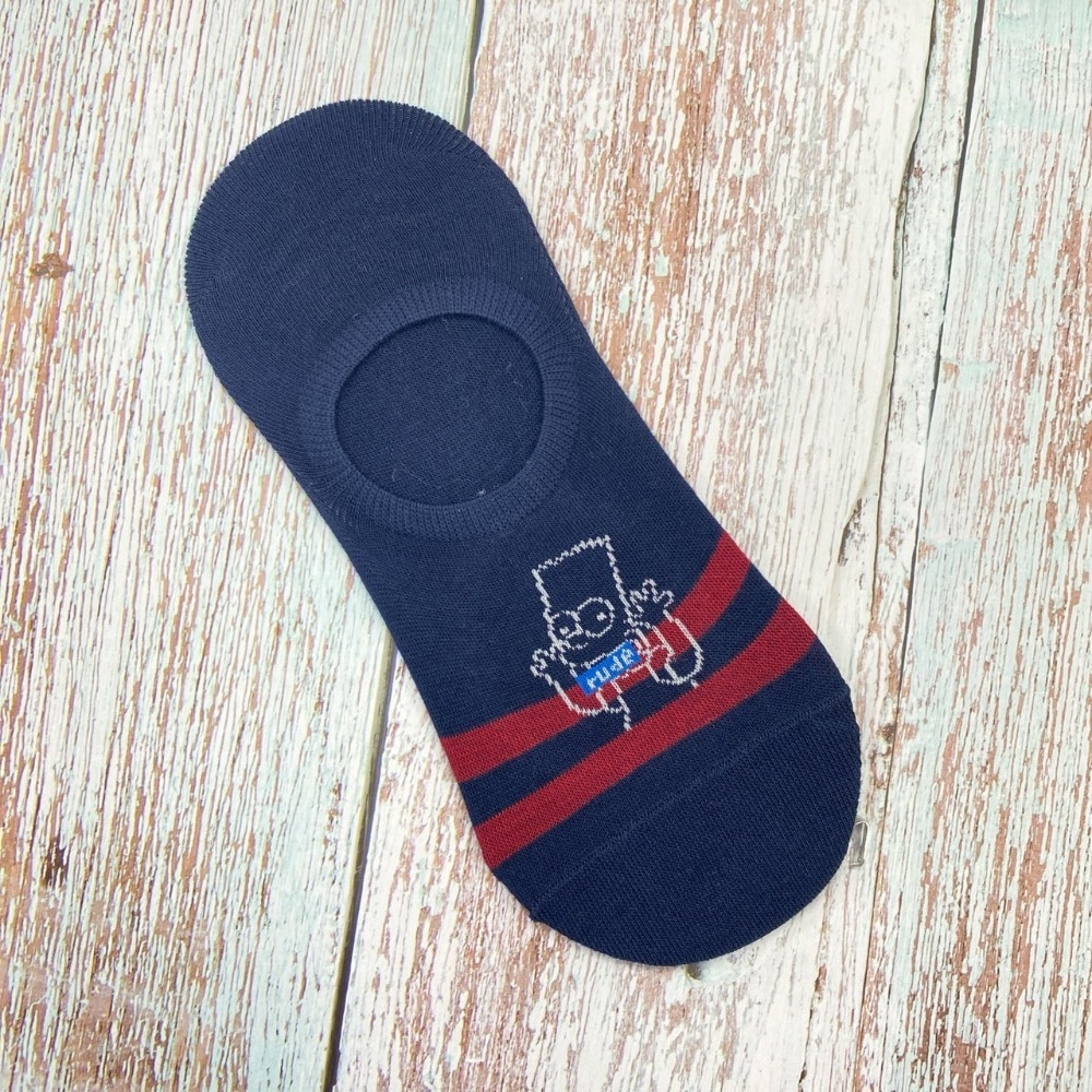 男襪 韓國襪子 辛普森家族 矽膠防滑隱形襪 船型襪 短襪-規格圖5