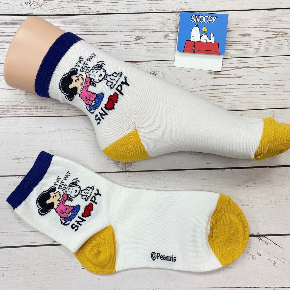 史奴比經典人物 SNOOPY  韓國襪子 查理布朗 莎莉布朗 露西 佩蒂 短襪 糊塗塌客-規格圖4