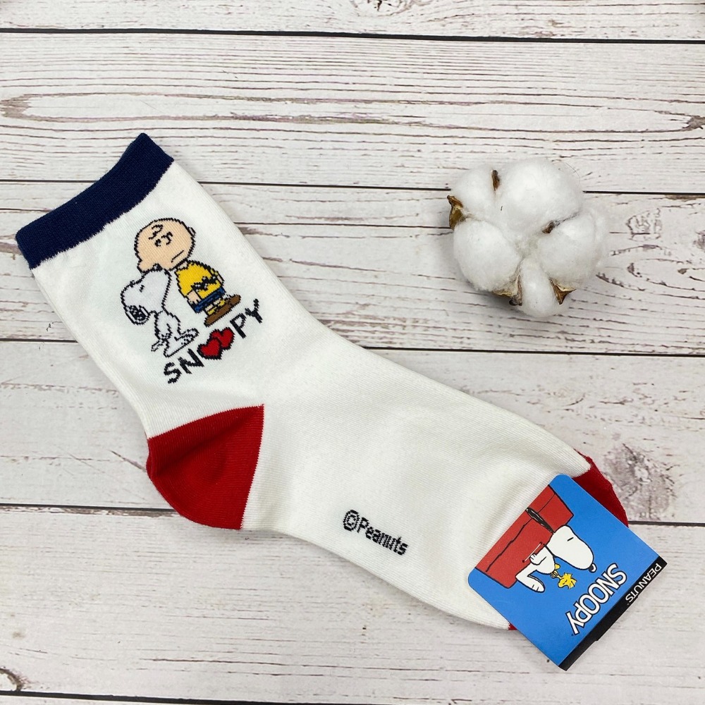 史奴比經典人物 SNOOPY  韓國襪子 查理布朗 莎莉布朗 露西 佩蒂 短襪 糊塗塌客-規格圖4