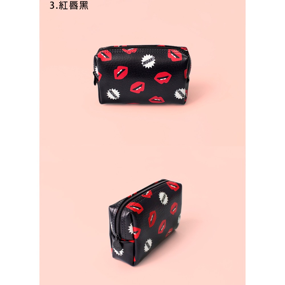 韓國知名插畫Marianne Kate~SOＱ漂亮秘密 化妝包(小)-規格圖5