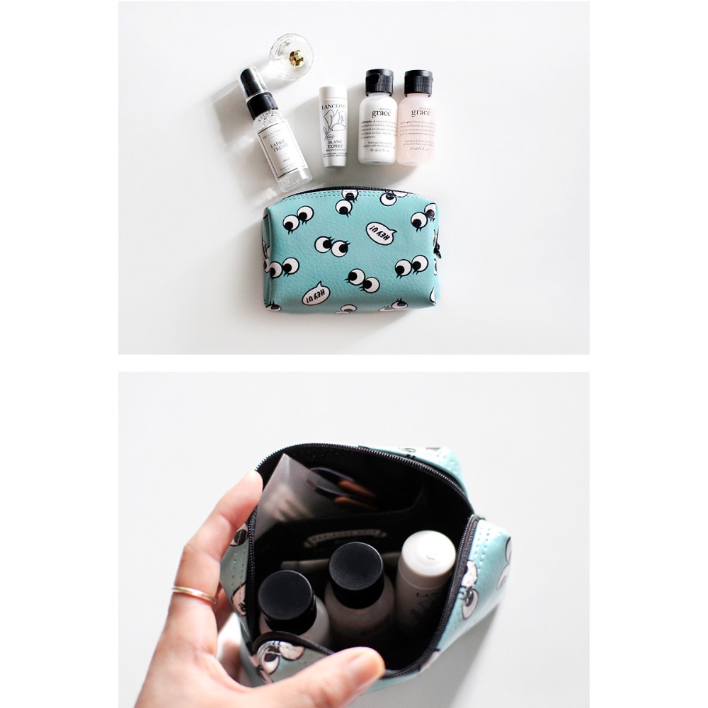 韓國知名插畫Marianne Kate~SOＱ漂亮秘密 化妝包(小)-規格圖5