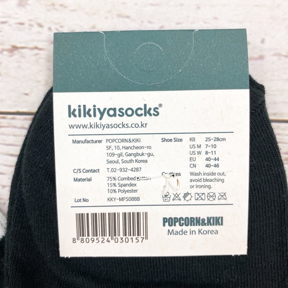韓國襪子 KIKIYA SOCKS 男襪 條紋襪 條紋控 螺紋素色襪 長筒襪 長襪 百搭條紋襪 學生襪 七分襪 棉質襪-細節圖6