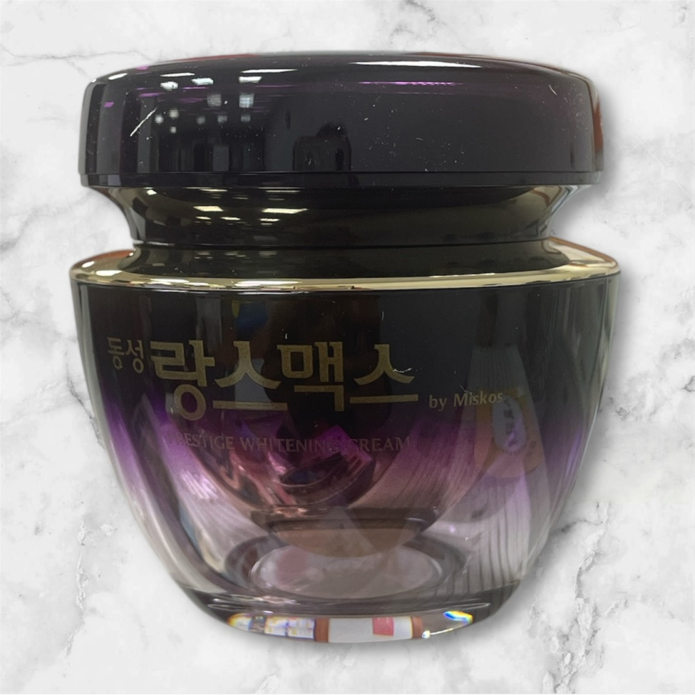 韓國 DONGSUNG 東興琅絲曲酸淡斑面霜 70g小黑瓶修護霜10g 晶鑽亮白保濕霜50g 現貨-細節圖4