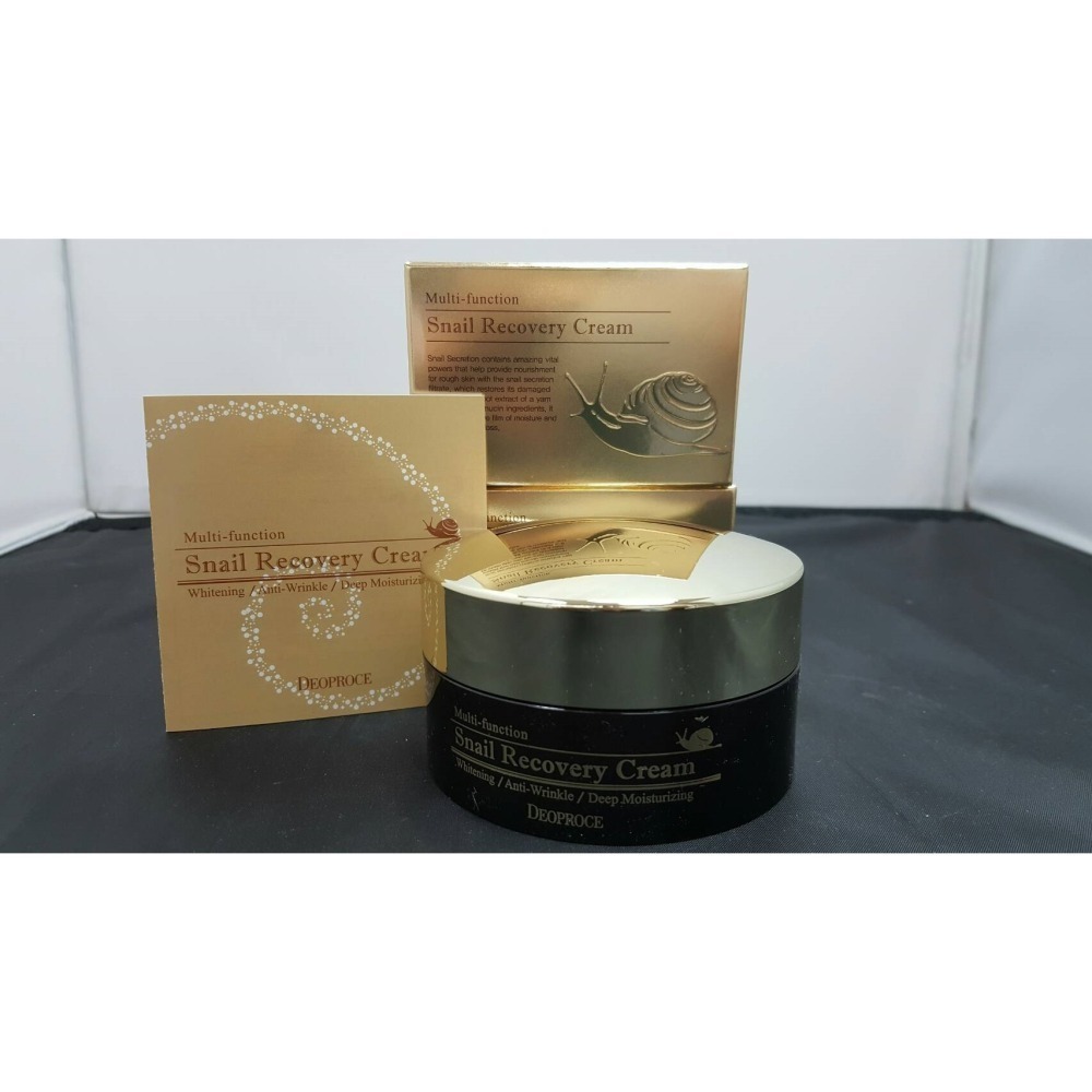 韓國 DEOPROCE 蝸牛修護化妝露 (水) 210ml 修護面霜 100g  洗臉270g-細節圖3